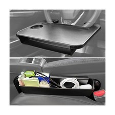 2-in-1 Steering Wheel Desk - Steering Wheel Tray Table with Seat Ga... Fast Ship