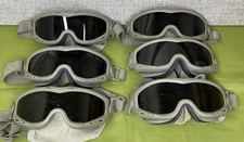 Lot of 6, Wiley X Spear Goggles with Dark Lenses, please inspect the pictures.