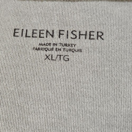 EILEEN FISHER GR XL U-BOOT-AUSSCHNITT FEINJERSEY 3/4 ARM SALBEIGRÜN SHIRT DAMEN - Bild 3 von 10