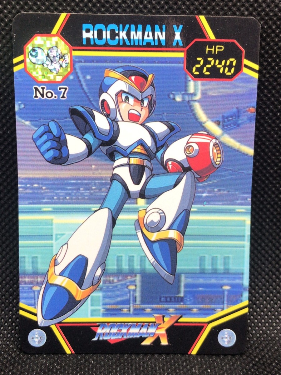 ROCKMAN X ROCKMAN X Megamission Card No.07 BANDAI CAPCOM 1993 | eBay
