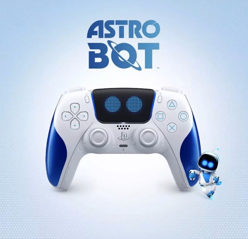 Manette sans fil Sony DualSense Edition Limitée Astro Bot pour PS5 Bleu