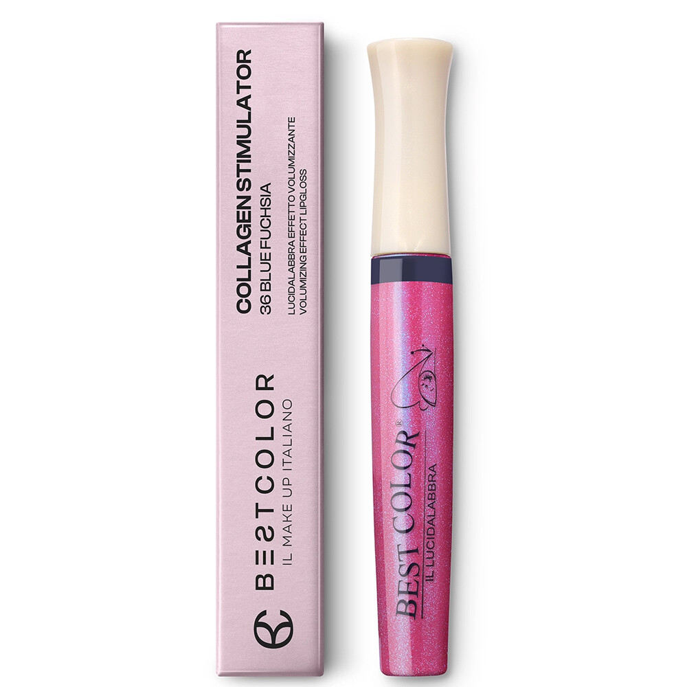 Best Color Collagen Stimulator Lucidalabbra Effetto Volumizzante 36 Blue Fucsia