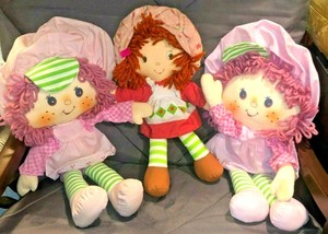Lote 3 Strawberry Shortcake \u0026 Raspberry Tart muñecas años 80 Kenner Trapo De Peluche Vintage | eBay