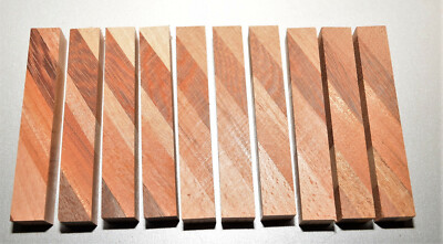 10 Stk. laminatet pen blank Rohling Bastel- Drechselholz Schnuck Stiftrohling