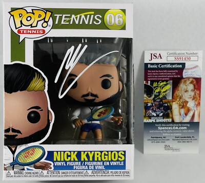 Nick Kyrgios Signed Funko Pop Vinyl Figure 06 Tennis Superstar