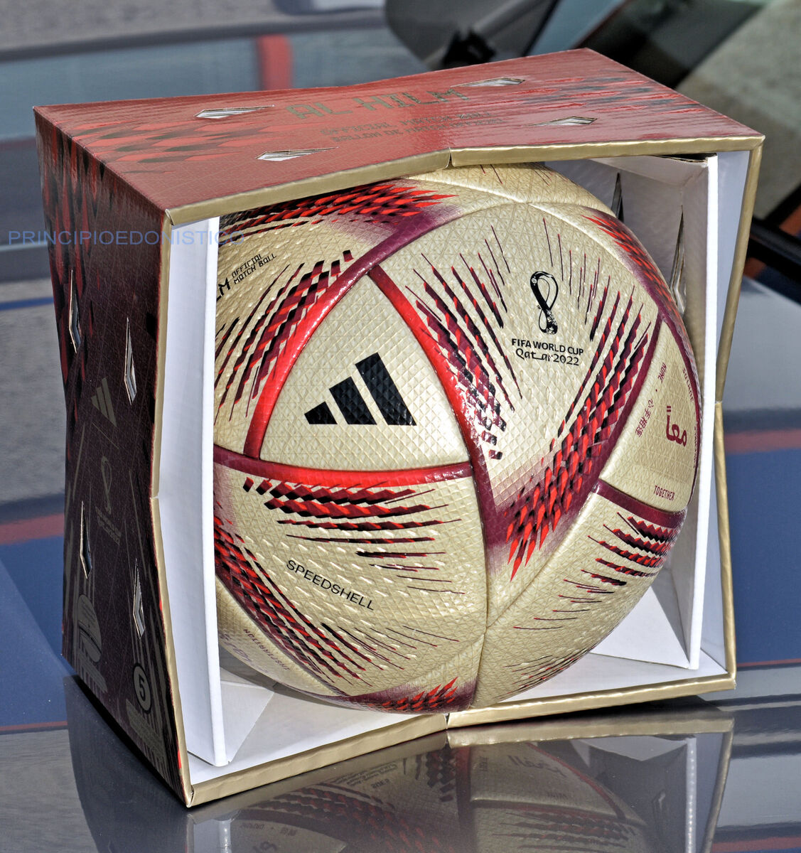 Adidas Original Al Hilm Pro FIFA World Cup Soccer Ball Qatar Adidas Original Al Hilm Pro FIFA World Cup Soccer Ball Qatar