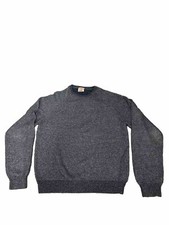 Brooks Brothers Red Fleece Mens XL Crew Neck Sweater Cotton Alpaca Navy Melange