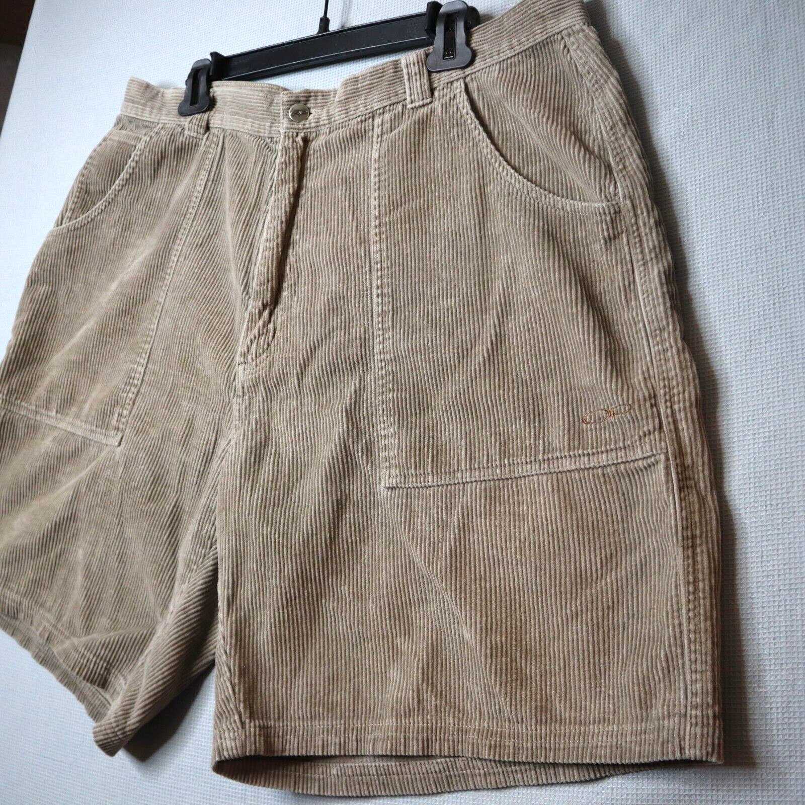 VTG OP Ocean Pacific Corduroy Shorts Mens 38 Pocket Skate Surf
