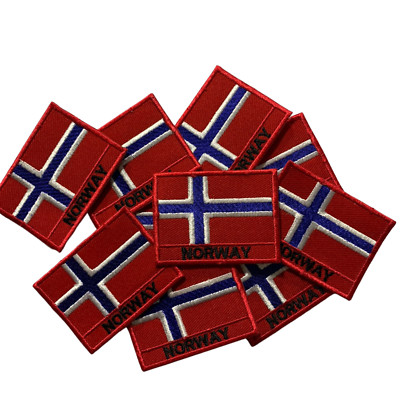 High Quality Country Flag Emblem Embroidered Iron On Patch 1.6"X2.4" Arm Badge E - Foto 5