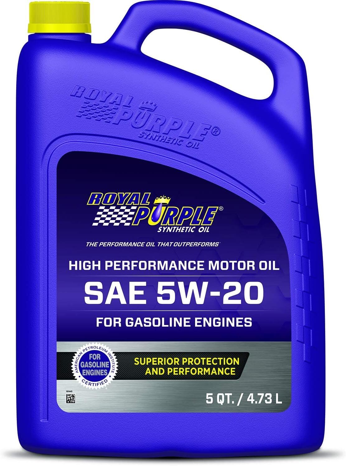 Royal Purple SAE 5W-20 Gasoline Engine Motor Oil Synthetic High Performance,5 Qt