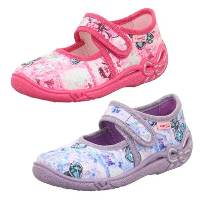Superfit Mädchen Hausschuh Belinda recyceltes Obermaterial nachhaltig 1-800288 G