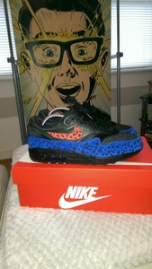nike air max 1 premium black leopard
