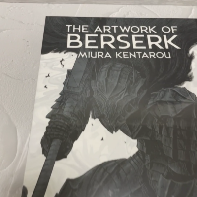 新品 THE ARTWORK OF BERSERK アートブック 彫金ステッカー THE ARTWORK OF BERSERK Sealed Berserk Exhibition Official