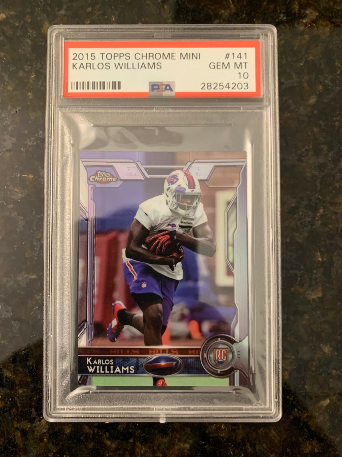 Karlos Williams Topps Chrome Mini #141 Base