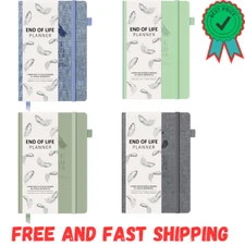 End of Life Planner - Final Arrangements Organizer Notebook - Beneficiary, Fu...