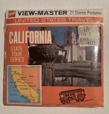 View-Master CALIFORNIA State Tour Series A170 - 3 Reel Set  Booklet V-2 