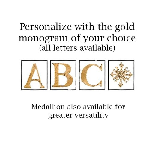 Monogrammed Wall Magazine Letter Rack Organizer Personalized Shelf Metal Gold - Picture 2 of 2