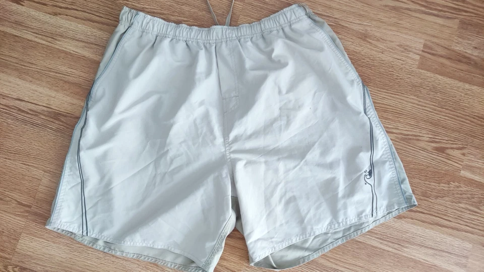 Short de Bain Quiksilver Taille XL / Beige - Photo 1/4