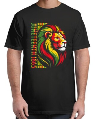 Lion Black African for Adult S-4XL T-Shirt