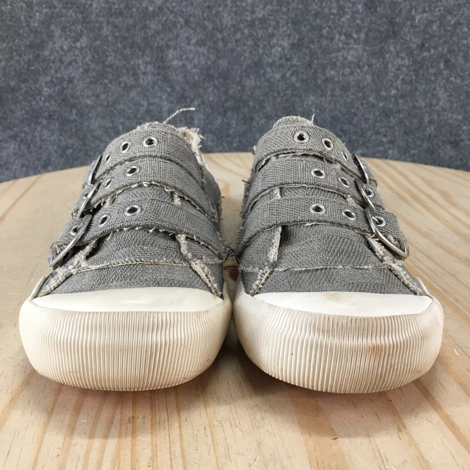 Zapatos informales Rocket Dog para mujer 6 Jolissa gris lona gancho y bucle hebilla Foto 4 de 4
