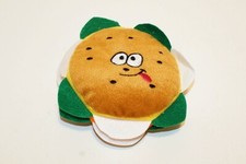 Hundespielzeug Welpenspielzeug - Pl&uuml;sch XL Hamburger - mit Squeaker - 12cm -