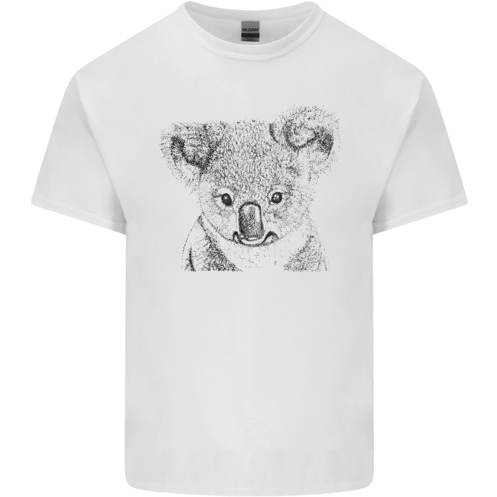 Camiseta Top Koala Bear Sketch Ecología Medio Ambiente Para Hombre Algodón