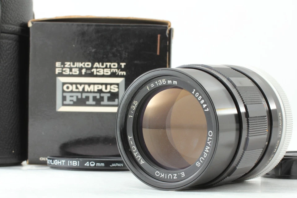 🚀🎁《EXC+5》Olympus OM-System E.Zuiko Auto T 135mm F/3.5 MF Lente de JAPÓN✈✈✈✈✈✈✈ Foto 2 de 4