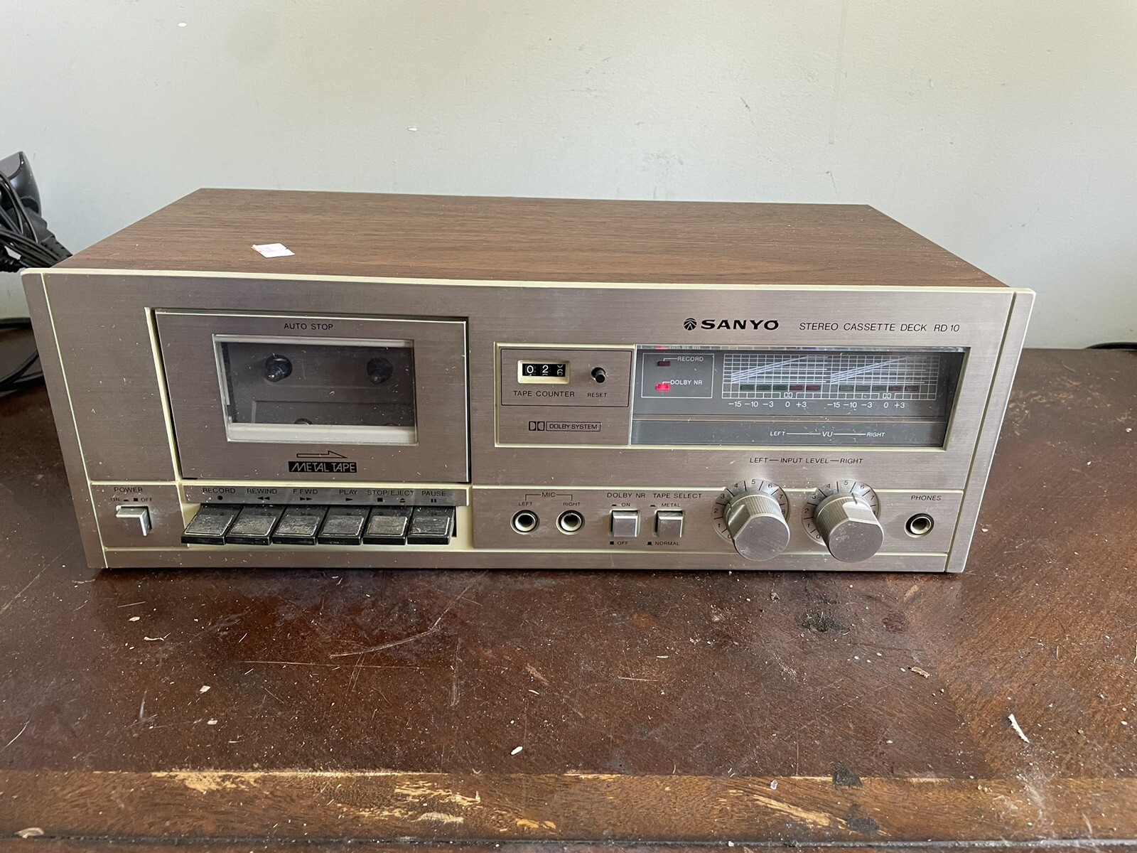 Vintage Sanyo Stereo Cassette Player RD10 Tested Working eBay