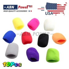 10 Pack Thick Handheld Stage Microphone Windscreen Foam Cover Karaoke 10 Color