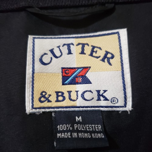 Giacca da golf pullover Cutter & Buck Medium Moss Creek 1/2 cerniera arancione nero bianco - Foto 11 di 15