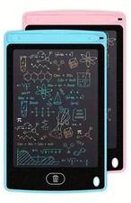 LCD Maltablet Maltafel Schreibtafel Zeichenboard 8,5 Zoll Blau und Rosa