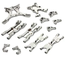 Silver Billet Machined Suspension Upgrade Kit for HPI Blitz 1/10 Scale Truck