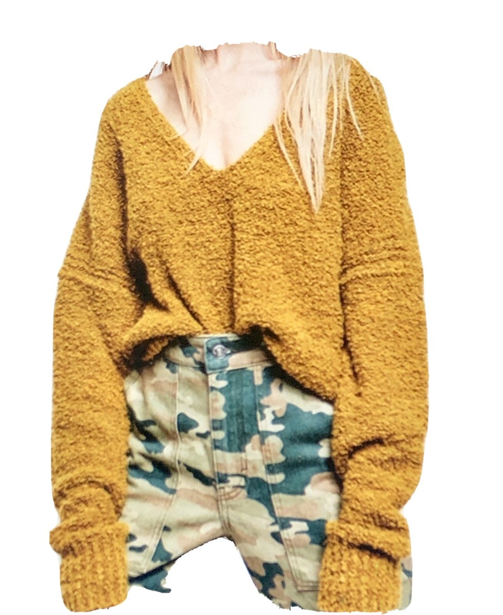 トップス FINDERS KEEPERS Crewneck Pullover NEW WITH TAGS Free People Finders Keepers V-Neck Sweater SIZE