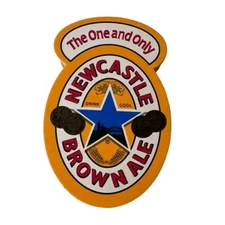 NEW CASTLE Brown Ale Beer Coasters Lot of 60 Bar Glass Mat Man Cave Collectors