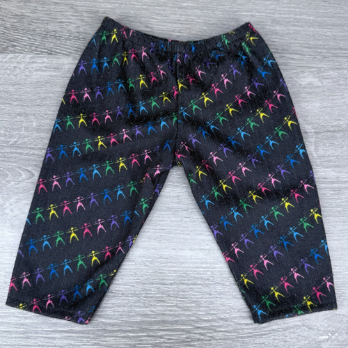 Pleasant Co American Girl 18" Puppe 1996 schwarz Pyjamahose Regenbogen AG Logo