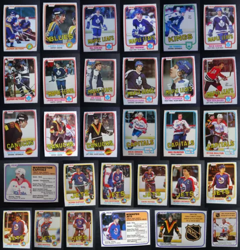 1981-82 O-Pee-Chee OPC Hockey Cards Complete Your Set U You Pick List 201-396