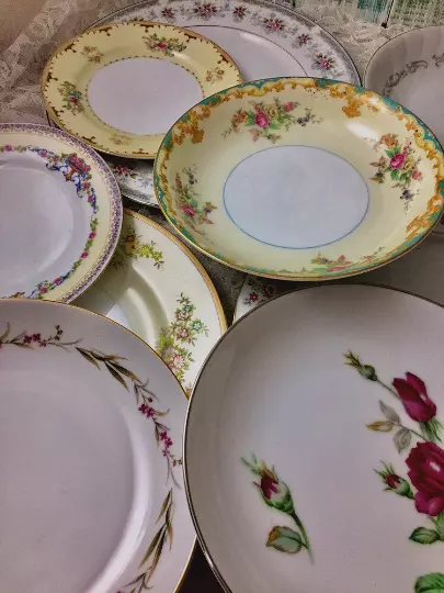 Vintage mismatched clearance china
