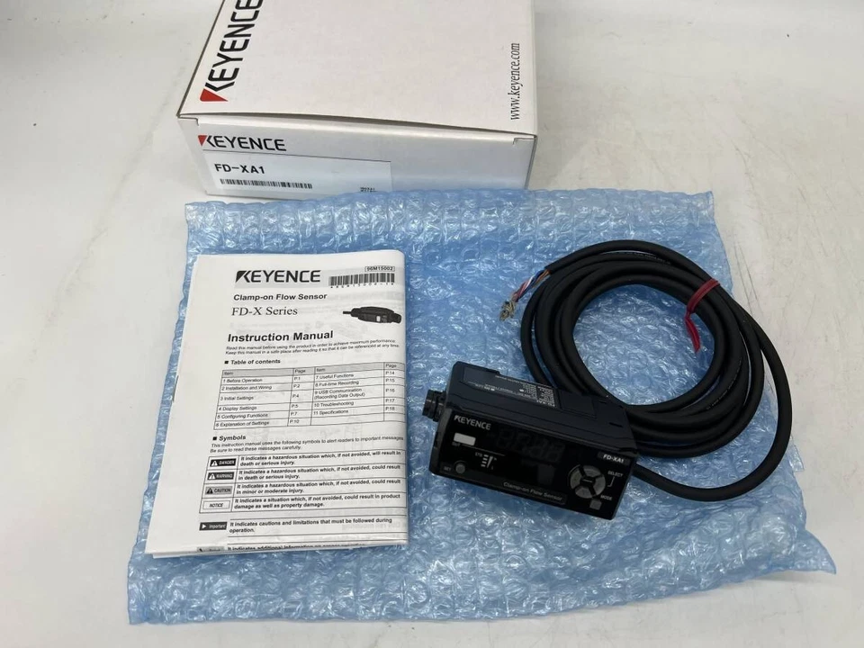Keyence FD-XA1 Clamp-On Type Flow Sensor FD-X Series Controller US Free tax - Image 2 of 4