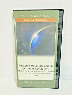 EINSTEIN'S RELATIVITY AND QUANTUM REVOLUTION P2 The Great Courses! Set of 2 DVDs