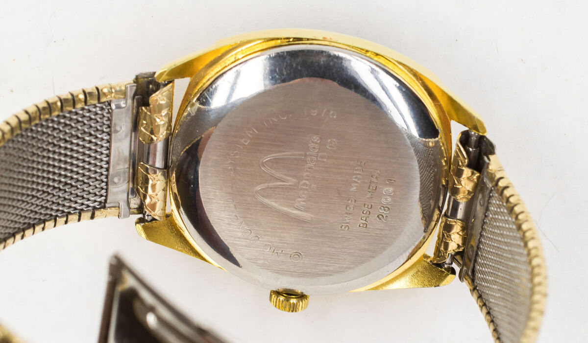 RARE VINTAGE MCDONALD Fastfood Manager's Watch Swiss Made RARE VINTAGE MCDONALD Fastfood Manager's Watch Swiss Made