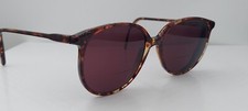 Vintage Luxottica Ursula Tortoise Round Sunglasses Italy FRAMES ONLY