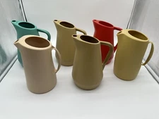 Lot Of 6 - General Tire Plastic Bolta Rubbermaid Water Pitcher’s- MultiColors