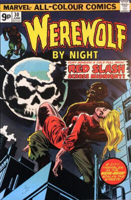 Werewolf by Night (1972) #  30 UK Price (2.0-GD) Rust Migration 1975