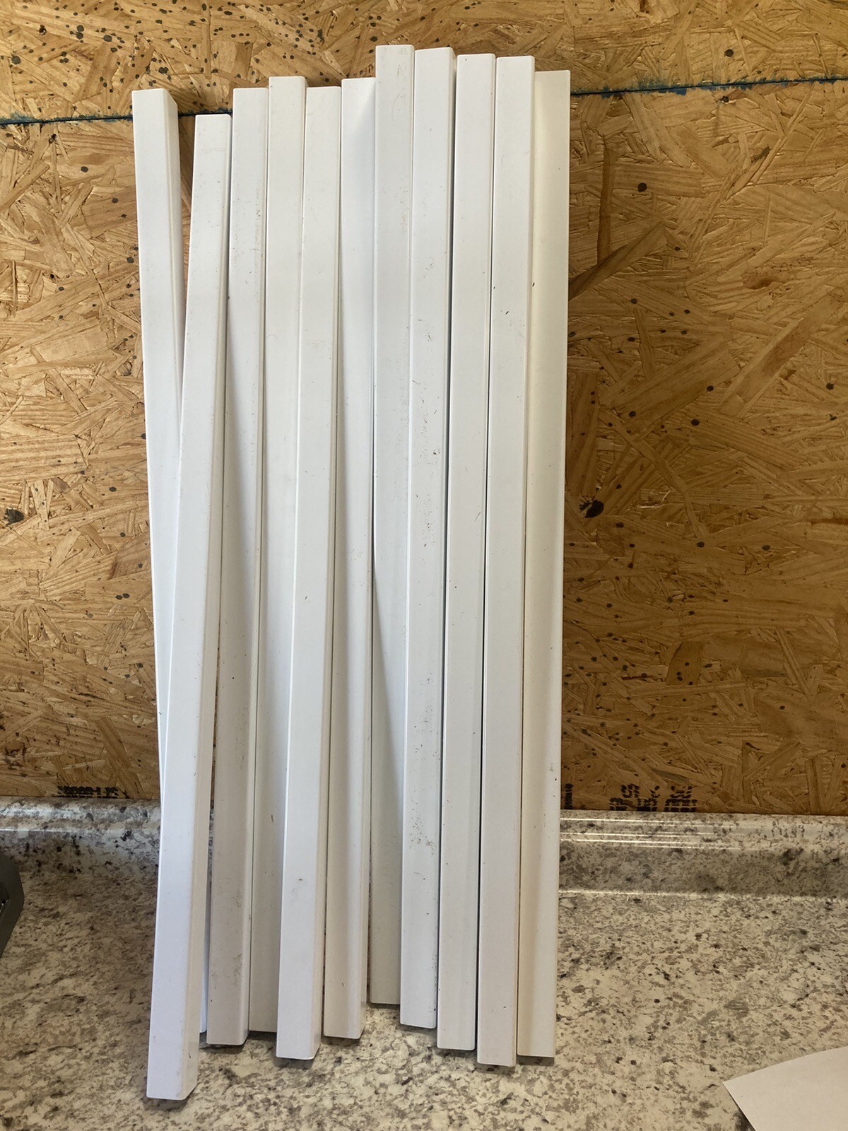 15 Pack Deckorators 32.5" White Square Balusters Composite Railing