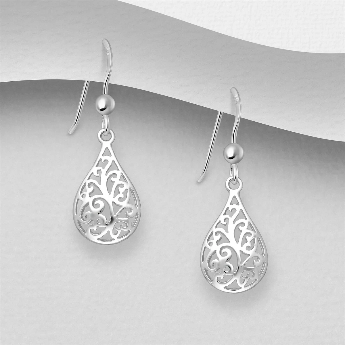 Teardrop dangle sale earrings
