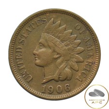 1906 Indian Head Cent Scarce High Grade Luster