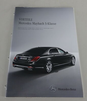Product information/benefits Mercedes-Benz S-Class W222 S 600 Maybach status 11/2014