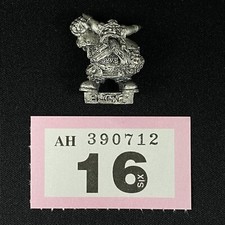Blood Bowl Zwerge Langbart Spieler Blocker Citadel Warhammer Fantasy Metall 1994
