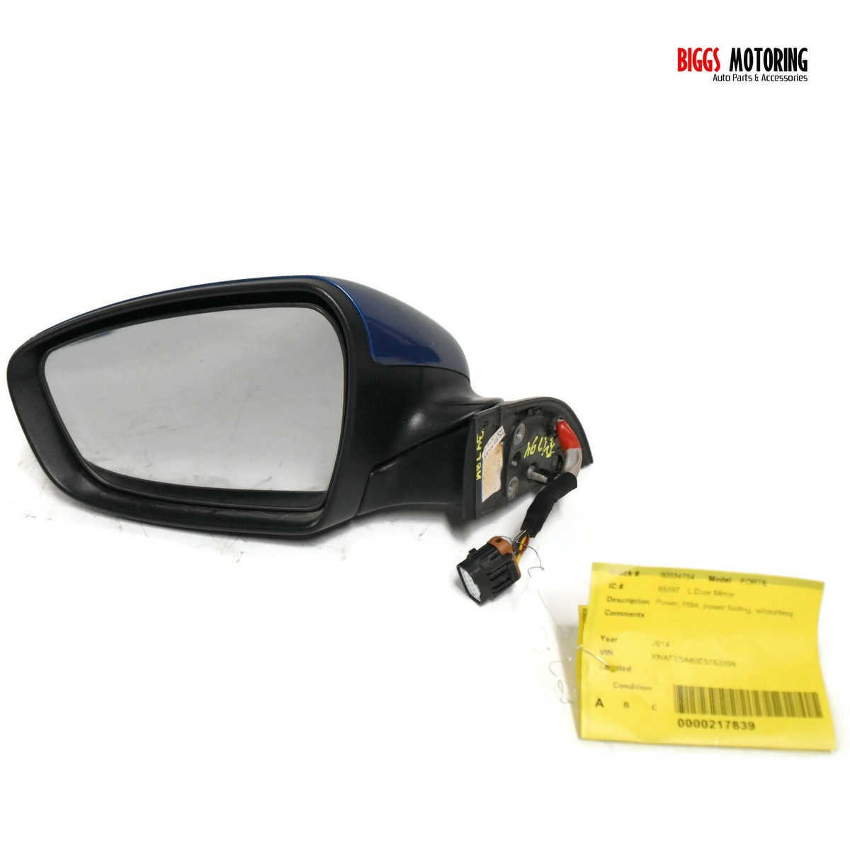 2014-2016 Kia Forte Hatch Back Driver Left Side Power Door Mirror