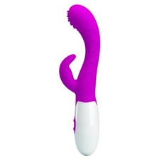 Vibrator mit Klitorisstimulator Rabbitvibrator für Klitoris und G - Punkt